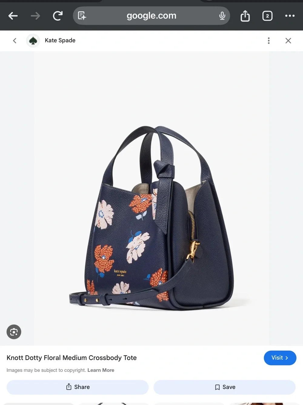 kate spade New York Knott Dotty Floral Embossed Leather Crossbody and wallet set